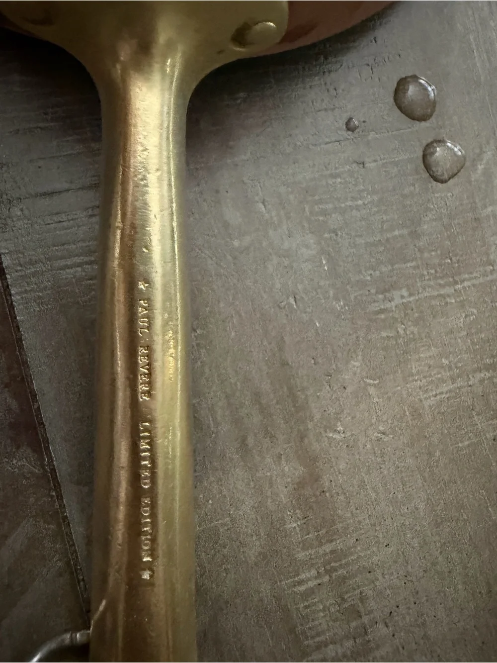 Vintage Paul Revere Copper Saucepan with Brass Handle and Lid - Copper Finish